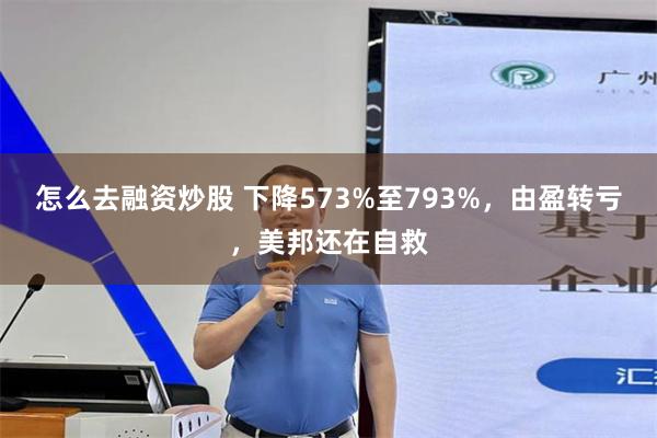 怎么去融资炒股 下降573%至793%，由盈转亏，美邦还在自救